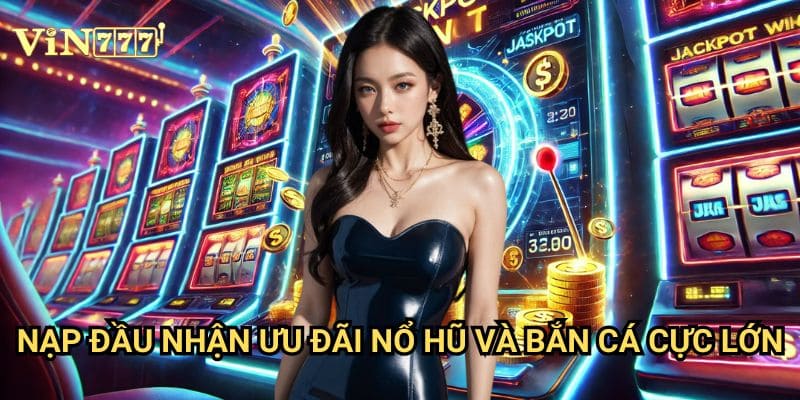 Nạp đầu nhận ưu đãi nổ hũ và bắn cá cực lớn Vin777 - Cơ hội x10 vốn