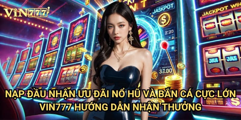 Nạp đầu nhận ưu đãi nổ hũ và bắn cá cực lớn Vin777 - Cơ hội x10 vốn 3 Nạp đầu nhận ưu đãi nổ hũ và bắn cá cực lớn Vin777 hướng dẫn nhận thưởng